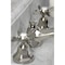 Kingston Brass KS4466BEX Essex 8" Widespread Bathroom Faucet, Polished Nickel KS4466BEX - alternate 2